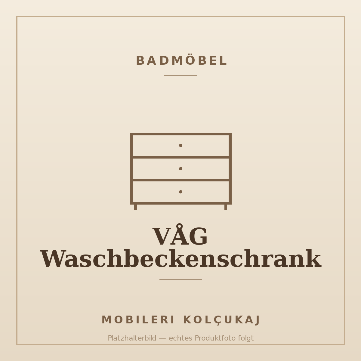 VÅG Waschbeckenschrank
