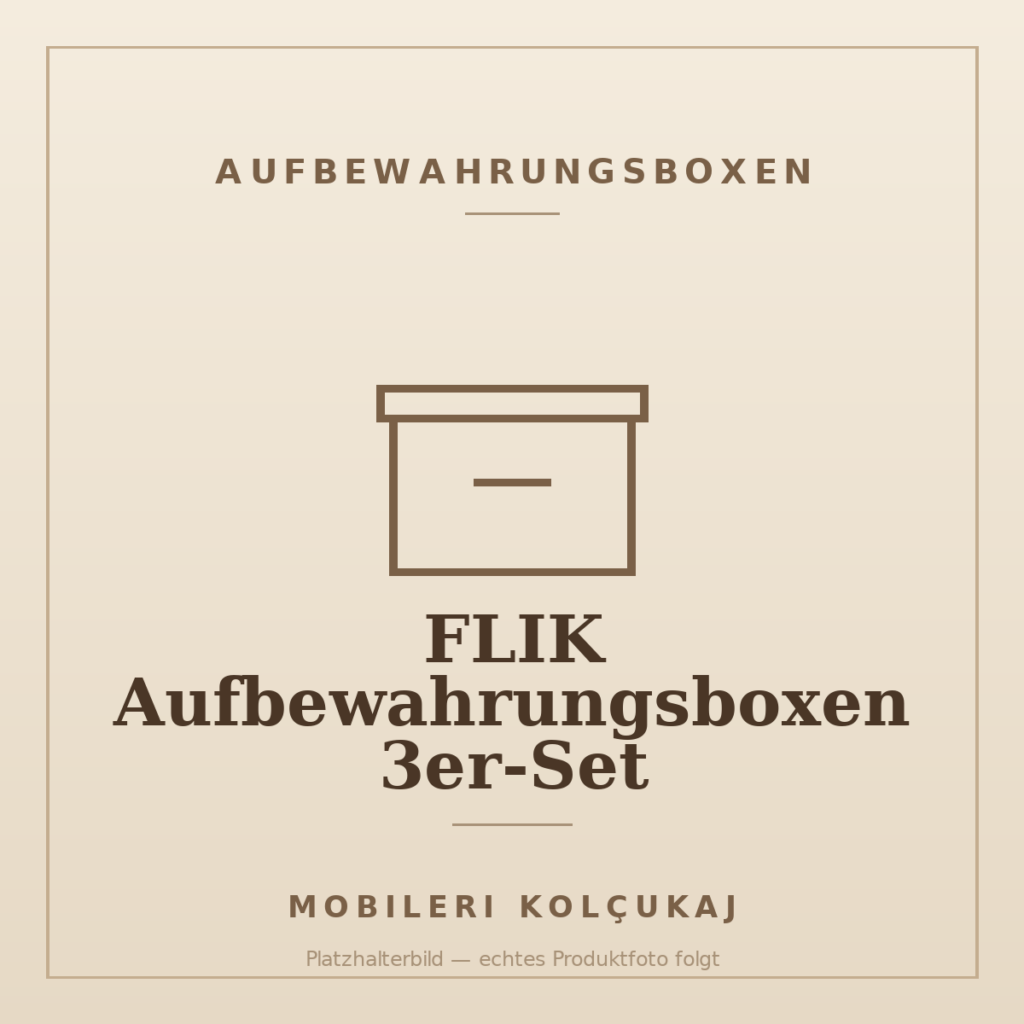 FLIK Aufbewahrungsboxen 3er-Set