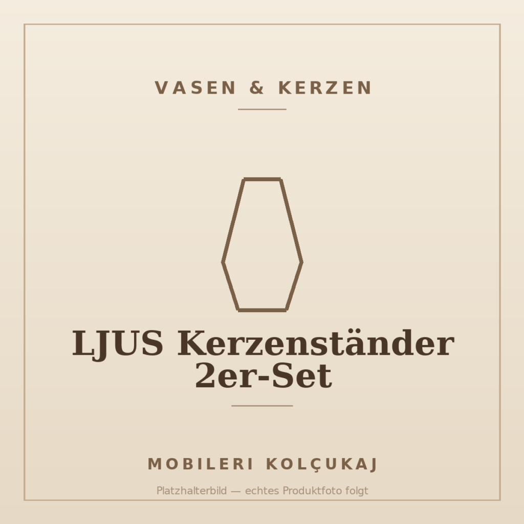 LJUS Kerzenständer 2er-Set