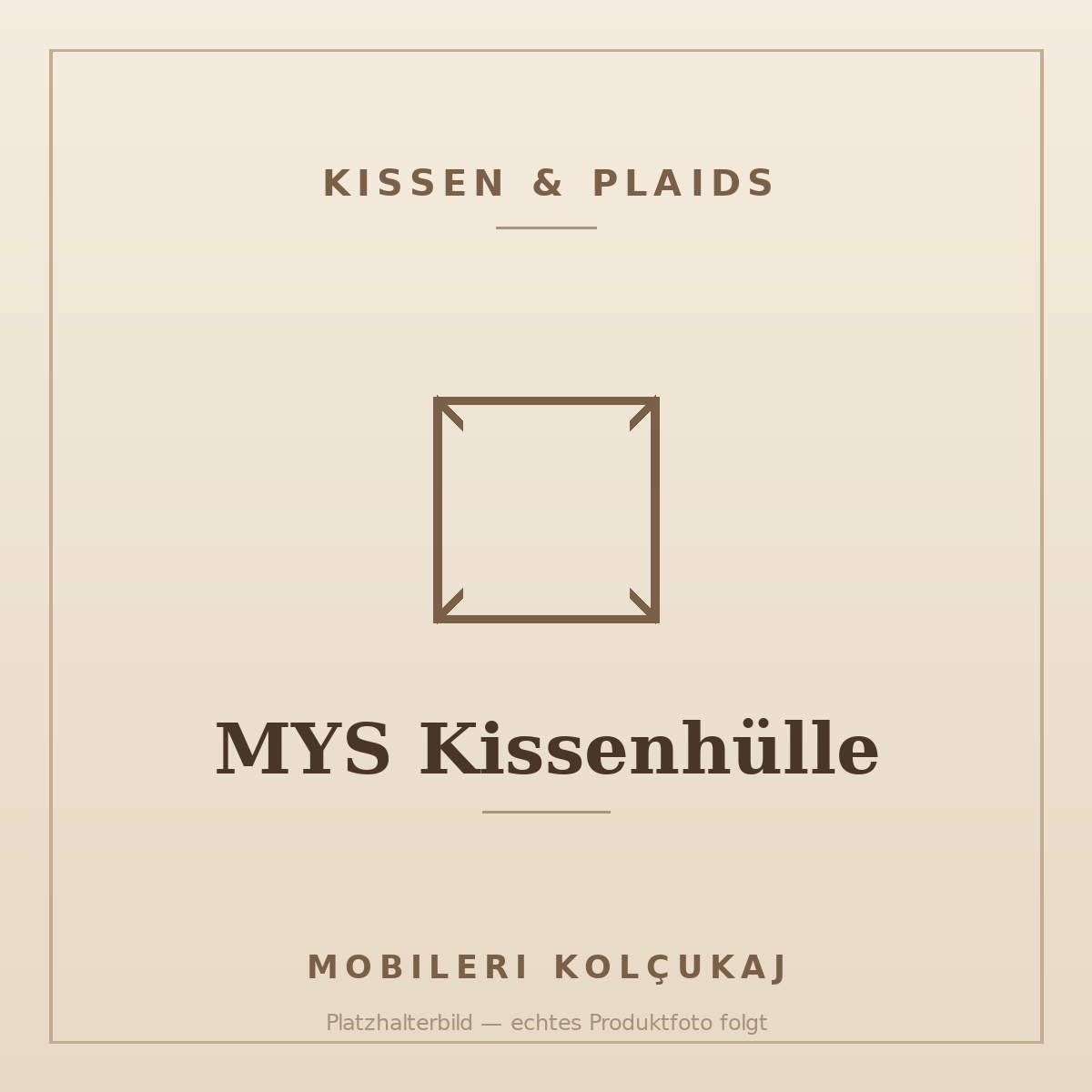 MYS Kissenhülle