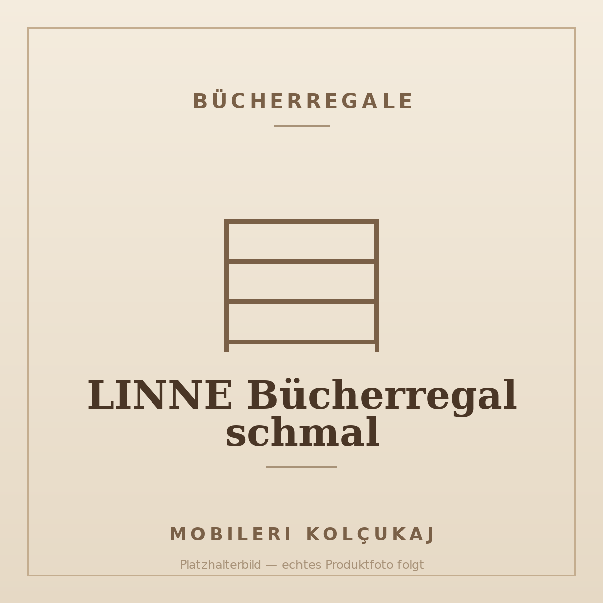 LINNE Bücherregal schmal