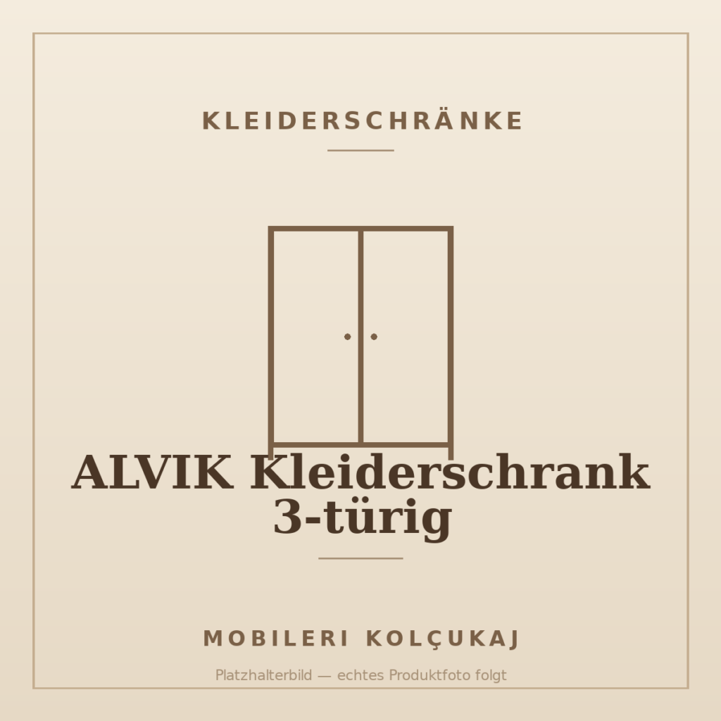 ALVIK Kleiderschrank 3-türig