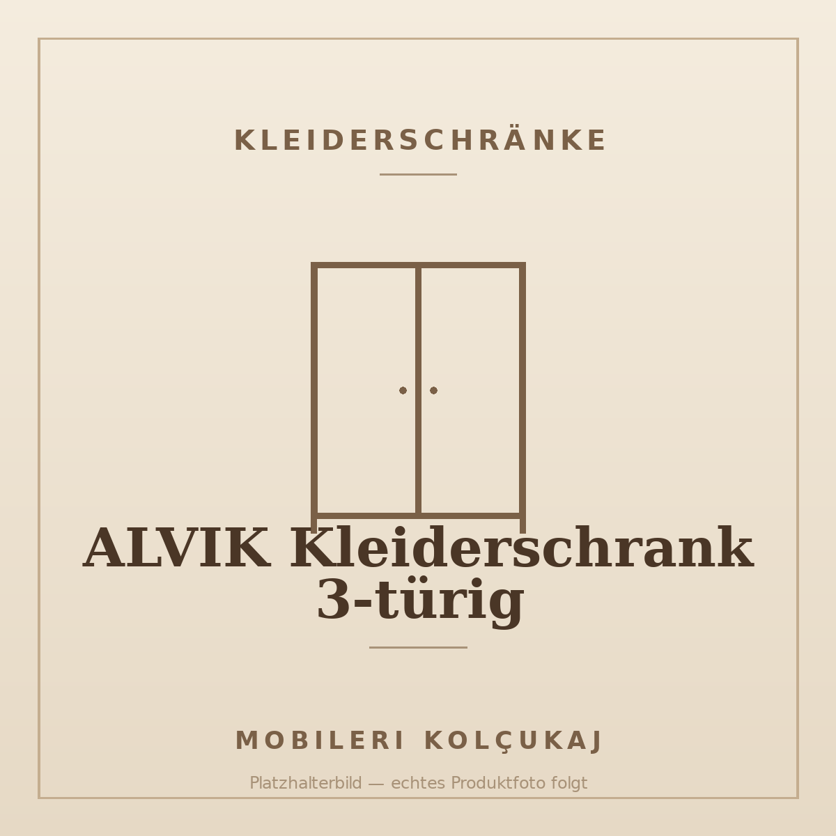 ALVIK Kleiderschrank 3-türig
