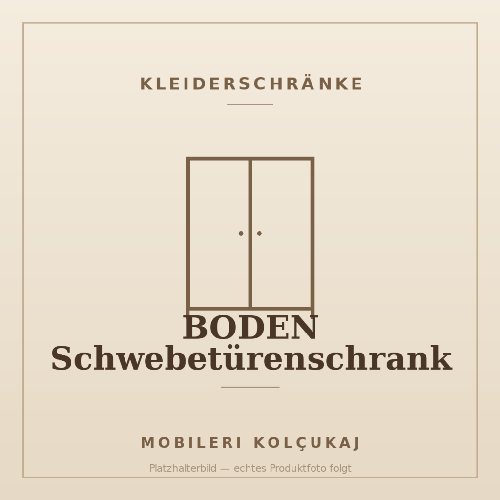 BODEN Schwebetürenschrank