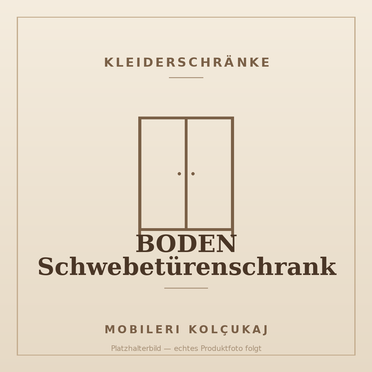 BODEN Schwebetürenschrank