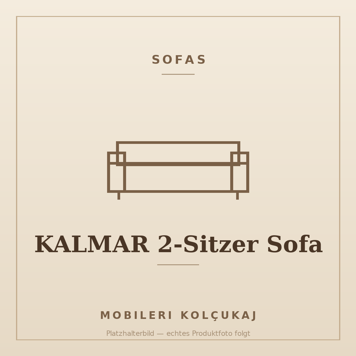 KALMAR 2-Sitzer Sofa