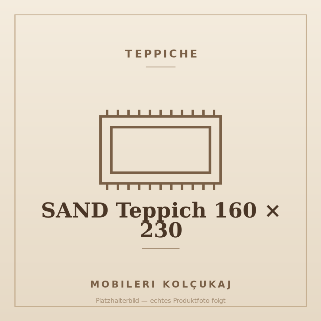 SAND Teppich 160 × 230
