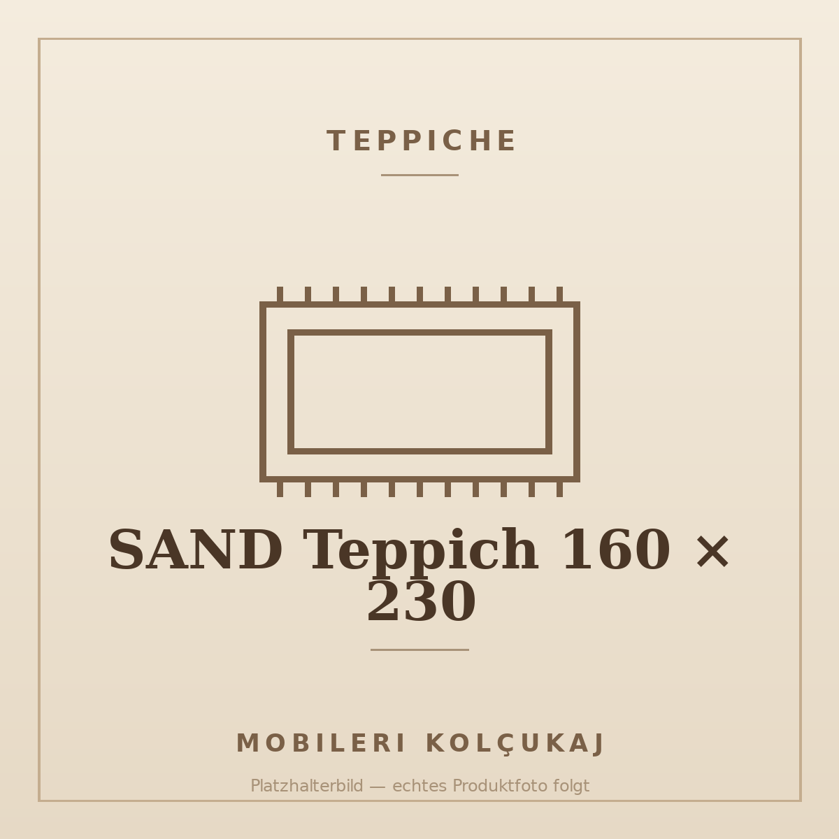 SAND Teppich 160 × 230