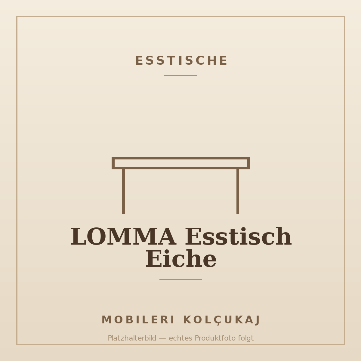 LOMMA Esstisch Eiche